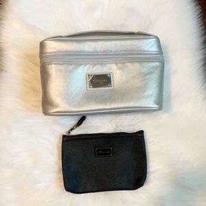 Elemis Large Silver & Elemis Small Black Bag